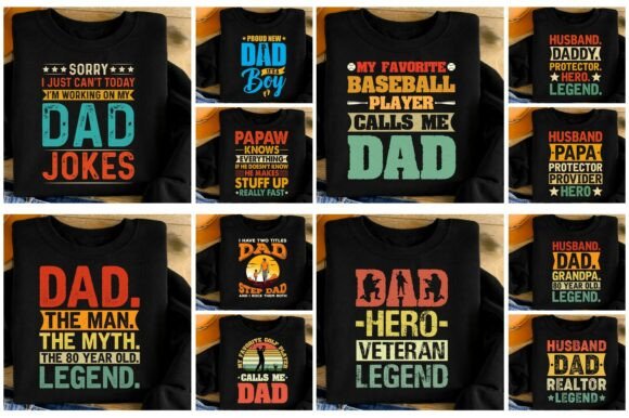 Celebrate Dad: The Ultimate Papa Shirt Design Bundle