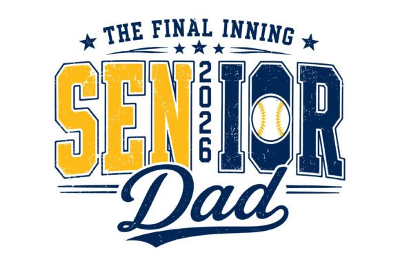 Celebrate the Final Inning: Senior Baseball Dad SVG Design for 2026