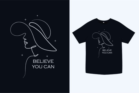 Design That Empowers: The Modern Appeal of Woman-lined T-shirt Art