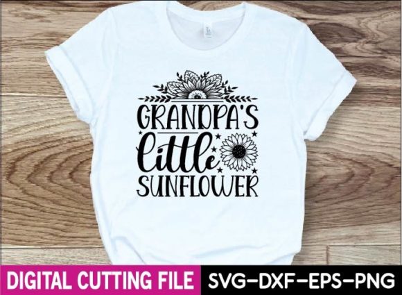 Grandpa's Little Sunflower Svg Design: A Burst of Charm for Crafters and Creators