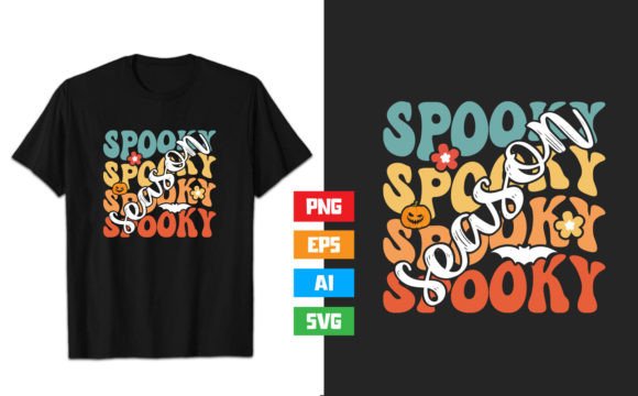 Spooky Season Halloween T-Shirt Design: Your Ultimate POD Asset