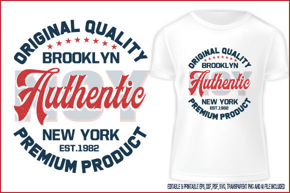 T-shirt Design Original Quality Brooklyn: NYC Street Style