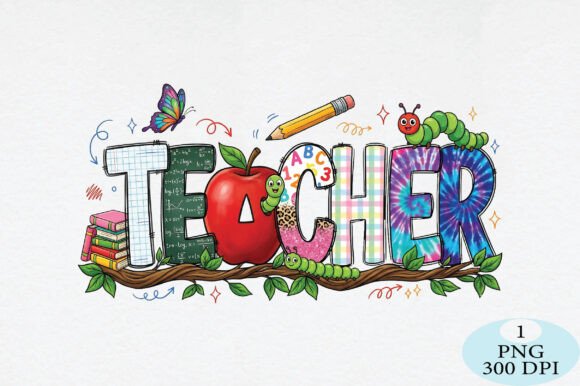 Teacher Design PNG Sublimation: A Creative Asset for Your Projects