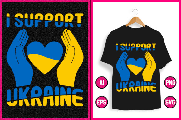 Ukraine T-Shirt Design Vector 29: A Bold Statement for Creative Projects